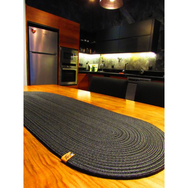 Jüt Runner Düz Siyah