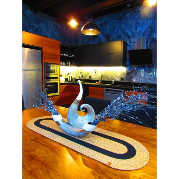 Jüt Runner Kırçıllı Jüt - Siyah