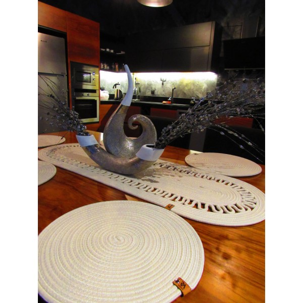 Jüt Runner Supla Takımı - Dalgalı Krem