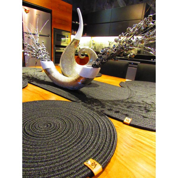 Jüt Supla Düz Siyah